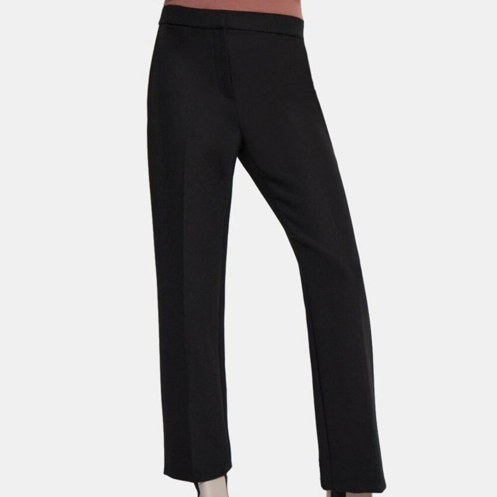 Theory Black Straight-Leg Women's Pants
